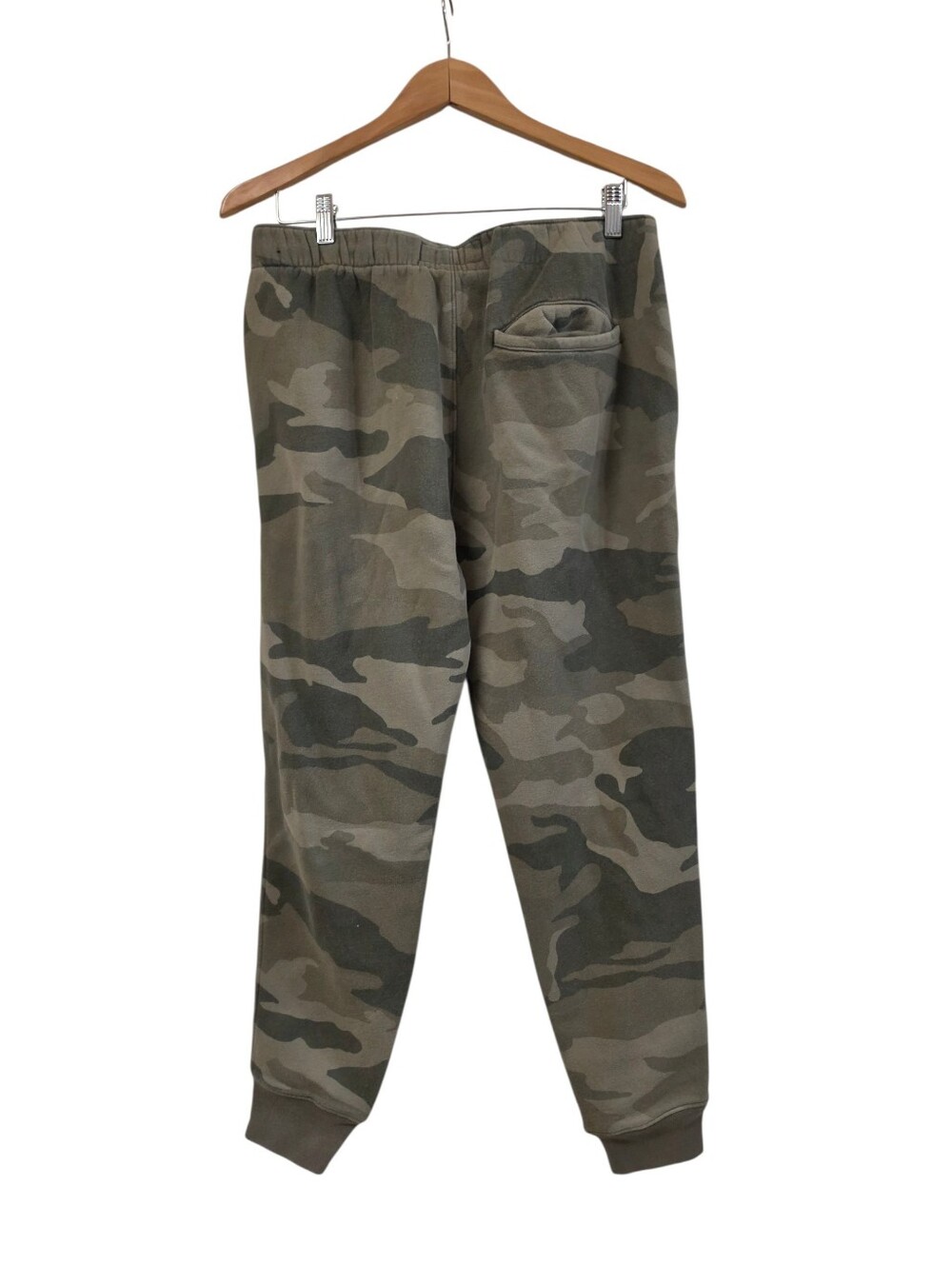 Abercrombie & Fitch Retro Medium Camo Fleece Sweatpants Jogger Drawstring Pocket